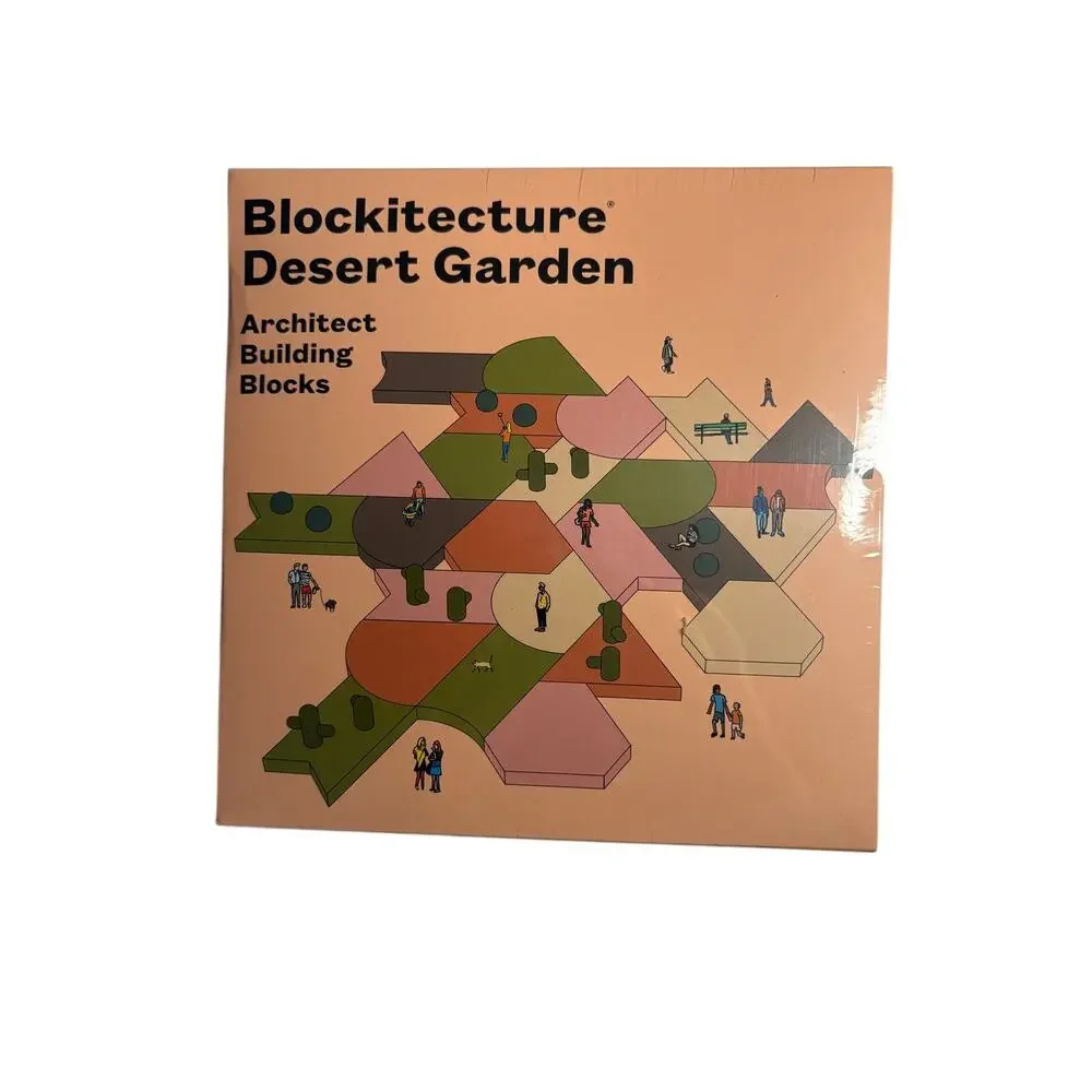 Areaware Blockitecture Desert Garden James Paulius 25 Pc Building Blocks NEW